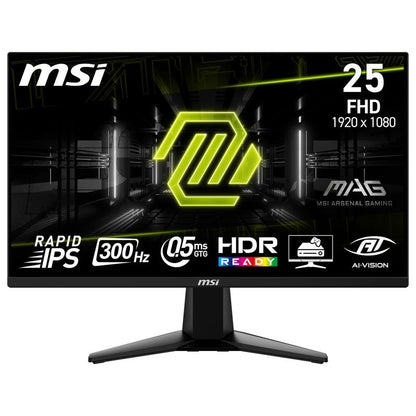 MSI 25" 300 Hz Rapid IPS FHD Monitor 0.5Ms Adaptive Sync 1920 X 1080 MAG 255XF