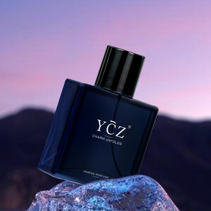YCZ Midnight Marine Eau De Parfum - Unisex 50Ml Ocean Fresh Scent Premium Aromatic Woody Fragrance with Bergamot Coconut Amber for Him & Her Bold Arabian Perfume | Luxurious Perfume | Christmas Gift