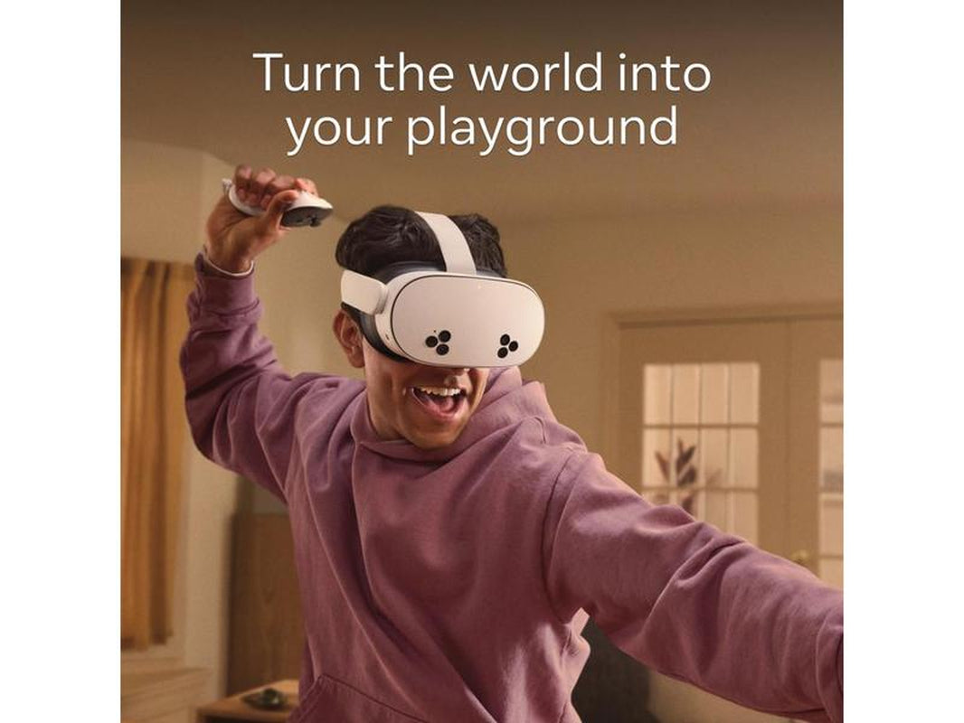 Meta Quest 3S 128GB — Dive into Mixed Reality — Unreal Device. Unreal Price. — All-In-One Headset — Get a 3-Month Trial of Meta Horizon+ Included