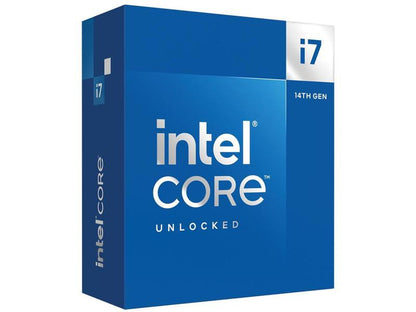 Intel Core I7-14700K - Core I7 14Th Gen 20-Core (8P+12E) LGA 1700 125W Intel UHD Graphics 770 Processor - Boxed - BX8071514700K